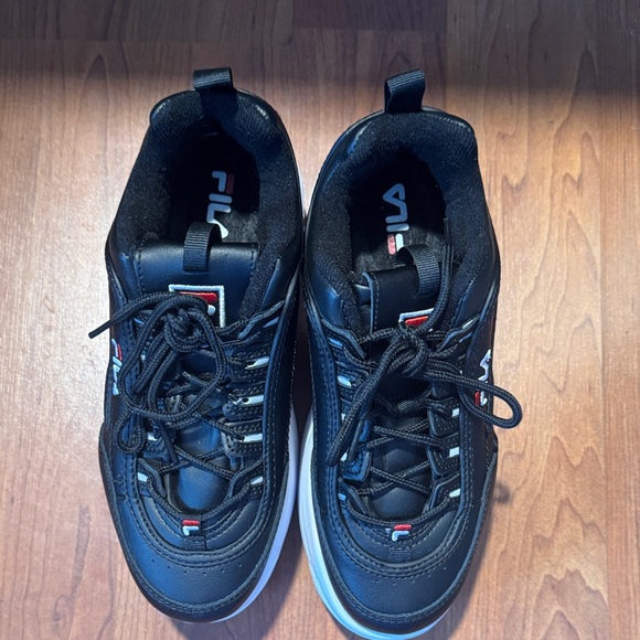 Fila Women's Black and White Chunky Sneakers - Picture 9 of 16